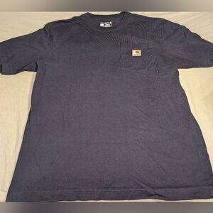 Carhartt Dark Blue Tee with Pocket